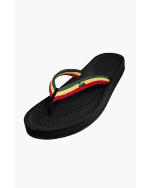 indosole Responsibly-Made Tire Sole Easy Living Flip Flops - Black