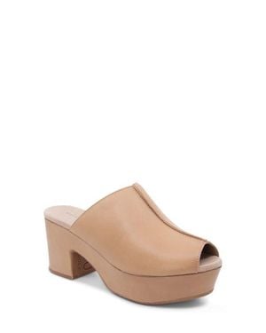 Chocolat Blu Platform Slide Sandal - Brown