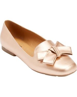 Comfortview The Rafika Slip On Flat - Metallic