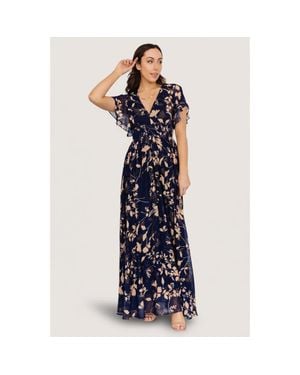 Baltic Born Lynlee Metallic Maxi Dress - Blue
