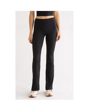 Zella Thrive Rib Bootcut Pants - Black