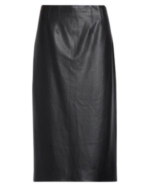Veronica Beard Holmes Faux Leather Pencil Skirt - Black