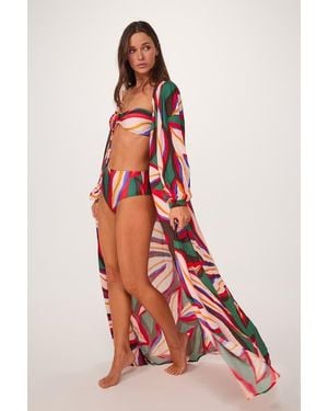 villa fresca Serena Cover-Up Dress - Red