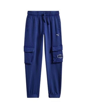 PUMA Vintage Moto Cargo Jogger Pants - Blue