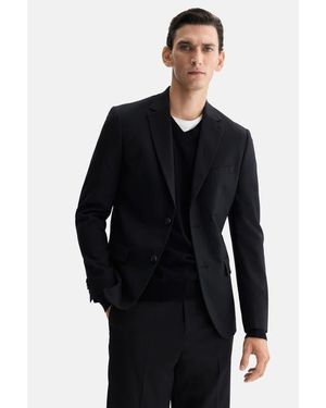 H&M Regular Fit Single-Breasted Jacket - Black