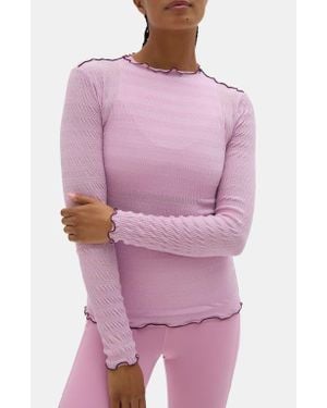 Halfdays Ynes Texture Top - Purple