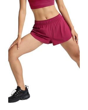 Beyond Yoga Solemate Run Shorts - Red