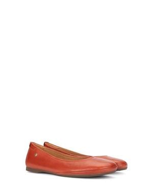 Pikolinos Carmona Leather Flat - Red