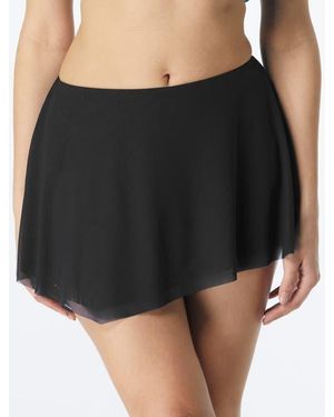 Coco Reef Savvy Mesh Skirted Swim Bottom - Black