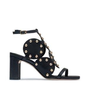Bernardo1946 Footwear New Moon 75 Studded Heeled Sandal - Blue