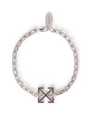 Off-White c/o Virgil Abloh Lab Grown Diamond Arrow Chain Bracelet - Metallic