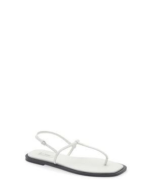 TOTEME T-Strap Sandal - White