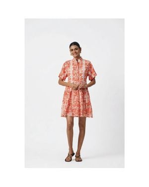 Ro's Garden Vibeka Short Dress - Red