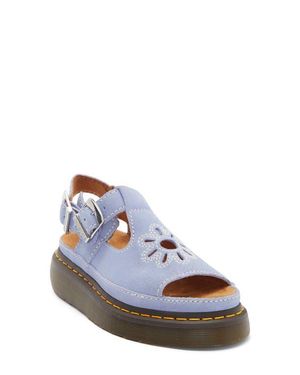 Dr. Martens Dunnet Flower Slingback Sandal - White