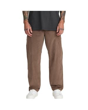 RVCA Vacancy Micro Corduroy Pants - Brown