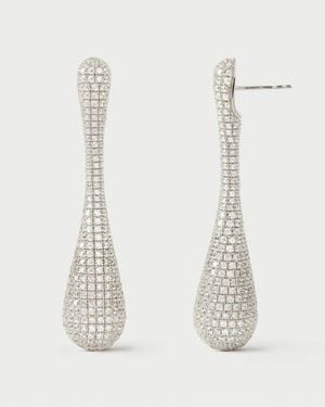 Pdpaola Glacier Earrings - White