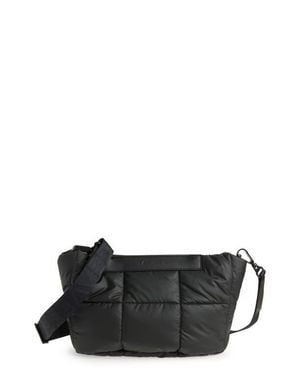 VEE COLLECTIVE Porter Basque Quilted Recycled Nylon Clutch - Black