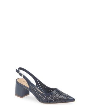 BOTTER Janet Slingback Pointed Toe Pump - Blue