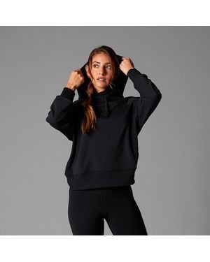 Tavi Cozy Paneled Hoodie - Black