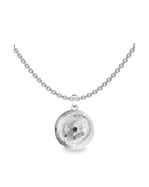 Paskal The Basketball Leaking Ball Diamond Necklace - Metallic