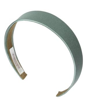 Jennifer Behr Lydia Satin Headband - Blue
