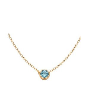 Argento Vivo Sterling Silver Birthstone Pendant Necklace - Metallic