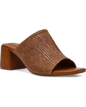 Anne Klein Flutter Slide Sandal - Brown