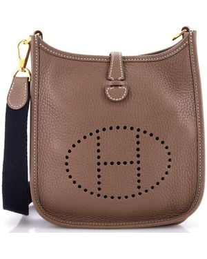 81034712 Long Strap Evelyne Bag Clemence Tpm - Brown