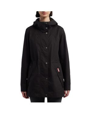 HUNTER Adela Hooded Waterproof Jacket - Black