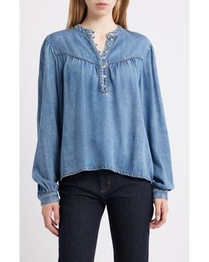 Rails Sunna Denim Top - Blue