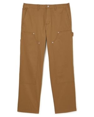 Lacoste Straight Fit Stretch Carpenter Pants - Natural
