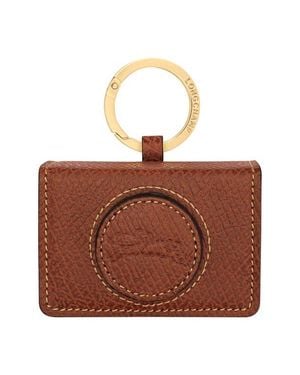 Longchamp Epure Camera Leather Bag Charm - Brown