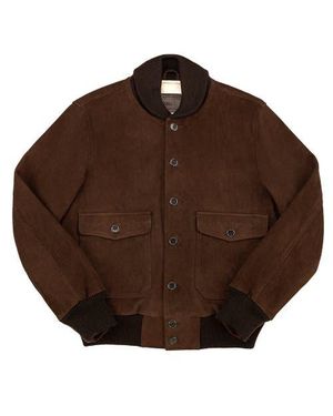 Last Wolf Voyageurs Bomber Jacket - Brown