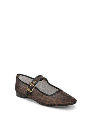 Sam Edelman Michaela Mesh Mary Jane Flat - Brown
