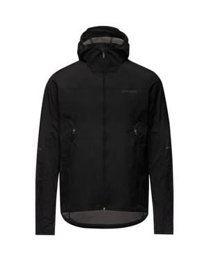 Gore Wear Fernflow Hooded Windbreaker - Black