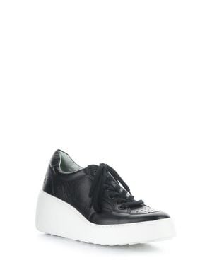 Fly London Derk Platform Wedge Sneaker - White