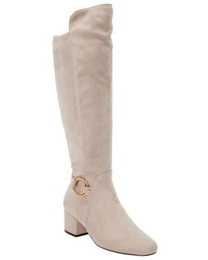Comfortview The Ruthie Wide Calf Boot - White