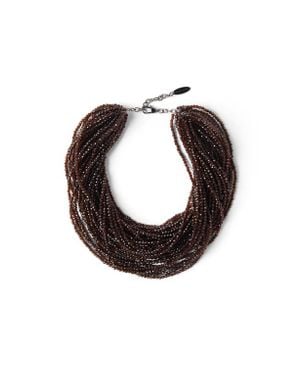 ネックレス・ペンダント BRUNELLO CUCINELLI 'Shimmer Bead' necklace (MCOW9LA02 C046) Brunello cucinelli 'shimmer bead' necklace available on