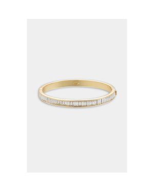Stella & Dot Channel Set Cuff Bracelet - White