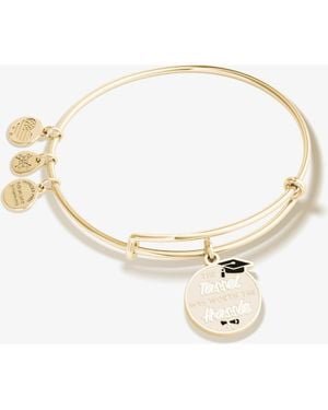 ALEX AND ANI 'The Tassel Was Worth The Hassle' Graduation Charm Bangle - Metallic