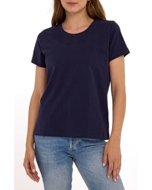 Threads For Thought Emmy Essential Organic Cotton T-Shirt - Blue