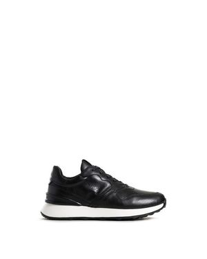 Velez Cooper 3 Leather Sneakers With Contrast Spoiler - Black