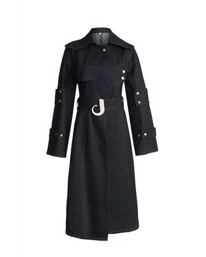 Jendue Chaby Trench Coat - Black
