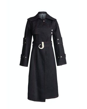 Jendue Chaby Trench Coat - Black