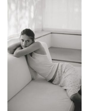 H&M Viscose Slip Skirt - White