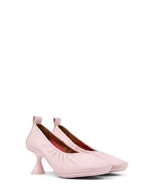 Camper Right Nina Leather Pump - Pink