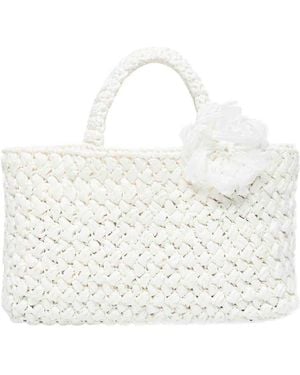 Carmen Sol Positano Raffia - White