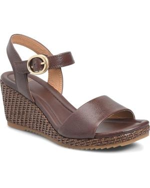 Söfft Inez Wedge Sandal - Brown