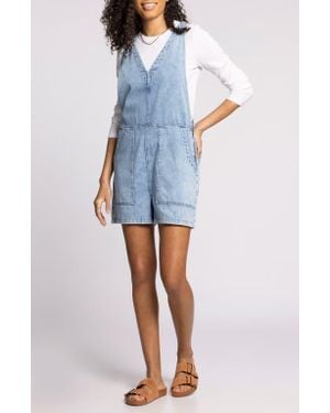 Thread & Supply Rosemary Denim Romper - Blue