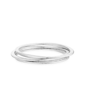 Nordstrom Set Of 3 Hammered Bangles - Multicolor